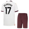 Conjunto (Camiseta+Pantalón Corto) Manchester City Kevin De Bruyne 17 Segunda Equipación 23-24 - Niño